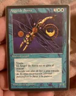 Serra Angel / Time Elemental misprint. MtG Magic the Gathering. - Image 1