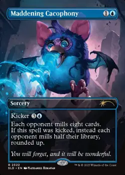 MTG Maddening Cacophony Secret Lair Drop 2322 Foil Rare - Image 1