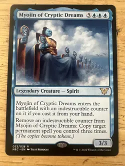 Myojin of Cryptic Dreams Kamigawa Neon Dynasty NEC R 033 MTG Magic - Image 1