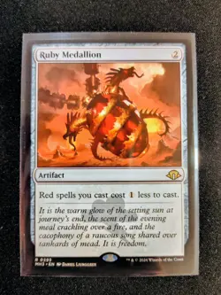 MTG Ruby Medallion 0295 Modern Horizons 3 NM - Image 1