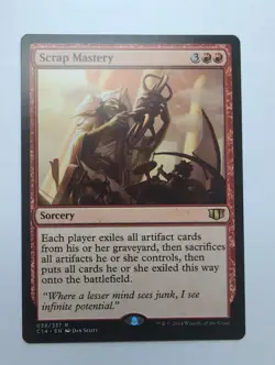 MTG Scrap Mastery (C14) Commander 2014 Regular Rare 036/337 - Image 1