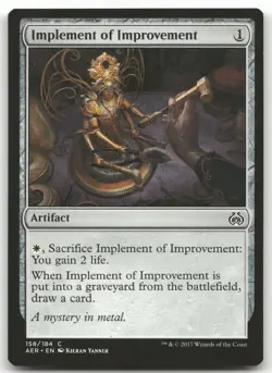 Implement of Improvement #158 (LP) Aether Revolt AER Magic MTG - Image 1