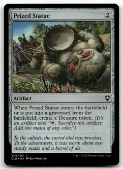 Prized Statue #334 (Foil) (NM) Baldur's Gate CLB Magic MTG - Image 1