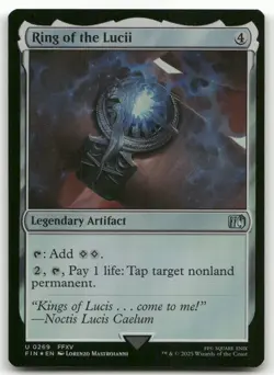 Ring of the Lucii #269 (Foil) (NM) Final Fantasy FIN Magic MTG - Image 1