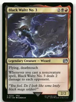 Black Waltz No. 3 #214 (NM) Final Fantasy FIN Magic MTG - Image 1