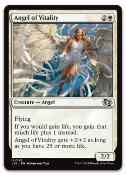 Angel of Vitality #162 (NM) Foundations Jumpstart J25 Magic MTG - Image 1