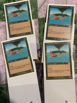 Birds of Paradise MTG Core Set 6th Edition Play set(lot of 4) - Image 1