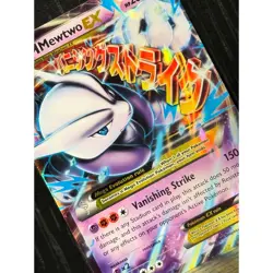 2015 Pokemon M Mewtwo EX Breakthrough Holo XY Ultra Rare 63/162 LP/NM - Image 3