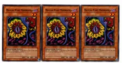 Yugioh- 3X Magical Plant Mandragola - Common - Unlimited - MFC-072 - Near Mint - Image 1