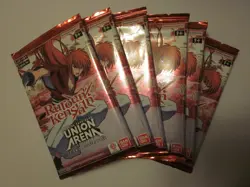 Union Arena TCG UE11BT Rurouni Kenshin ENGLISH Booster Pack X6 NEW SEALED - Image 1