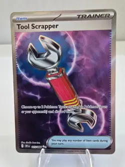 Pokemon Card TCG: Tool Scrapper 115/086 ME04 Chaos Rising Full Art Ultra Rare NM - Image 1