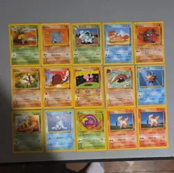 Pokemon TCG 33 Card Vintage Lot 1st Edition 1999 Jungle Fossil Team Rocket - Image 1
