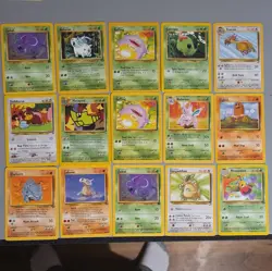 Pokemon TCG 33 Card Vintage Lot 1st Edition 1999 Jungle Fossil Team Rocket - Image 2