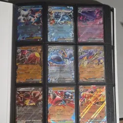 Pokemon TCG 9 Card Lot 1st Half Of Complete Binder - Image 1