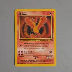 Pokemon TCG 10 Card Lot Team Rocket Gym Challenge Base Set Moltres Dratini - Image 1