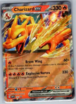 Charizard ex SVP 161 SV: Scarlet & Violet Promo Cards - Pokemon Card - NM - Image 1