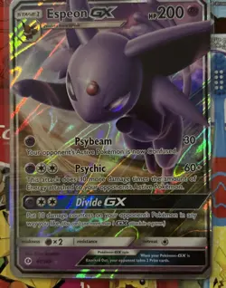 Pokemon TCG Espeon GX Full Art Ultra Rare Card 61/149 Sun & Moon - Image 1