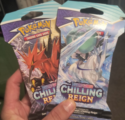 Pokemon TCG Sword & Shield Chilling Reign 2x 10-Card Booster Packs English 2021 - Image 1
