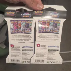 Pokemon TCG Sword & Shield Chilling Reign 2x 10-Card Booster Packs English 2021 - Image 2