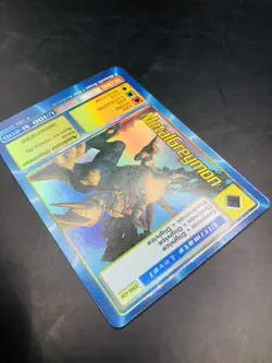MetalGreymon DW-01 1999 Rare Holo Digimon Card Playstation Promo Bandai LP Foil - Image 4