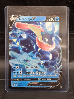 Pokemon Greninja V Card 073/264 Water Drip - Dancing Shuriken - Image 1