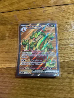 Pokemon TCG Hydrapple EX Stellar Crown Holo Ultra Rare Card 156/142 - Image 1