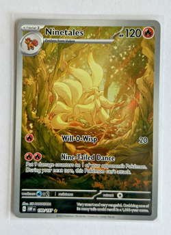 Ninetales 199/197 SV03: Obsidian Flames Holo Awesome Classic Shiny Pokemon Card - Image 1