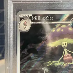 pokemon Tcg 2024 Ssp En Shiinotic Illustration Rare #194 Psa 9 Mint - Image 3