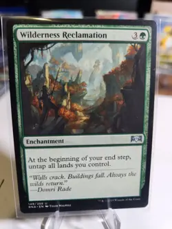 Wilderness Reclamation NM Ravnica Allegiance (RNA) MTG Magic the Gathering - Image 1