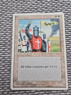 MTG Crusade 4th Edition Moderately Played - Image 1