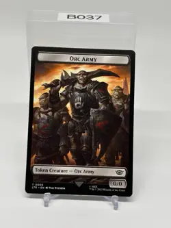 Orc Army 6 - MTG - UB: Lord of the Rings: Tales of Middle-earth - NM Token - Image 1