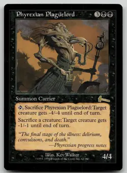 Phyrexian Plaguelord #62 (LP) Urza's Legacy ULG Magic MTG - Image 1