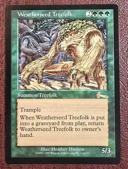 Weatherseed Treefolk - MtG Urza's Legacy - R116 NM 1999 - Image 2