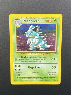 Nidoqueen Jungle 7/64 Holo Unlimited Holo Rare WoTC Pokemon TCG - LP - Image 1
