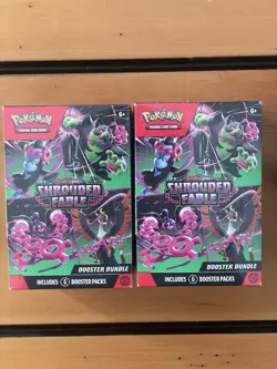 Pokemon TCG Shrouded Fable Booster Bundles (2) Factory Sealed - Image 1