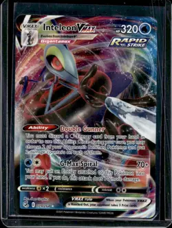 2021 Pokemon SWSH Fusion Strike Inteleon VM #079/264 - Image 1