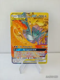 Pokemon Hidden Fates Moltres Zapdos Articuno GX TAG TEAM 44/68 Ultra Rare NM - Image 1