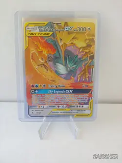 Pokemon Hidden Fates Moltres Zapdos Articuno GX TAG TEAM 44/68 Ultra Rare NM - Image 3
