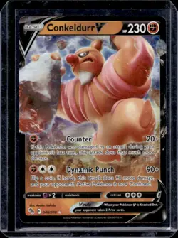 2022 Pokemon SWSH Pokemon GO Conkeldurr V #040/078 - Image 1