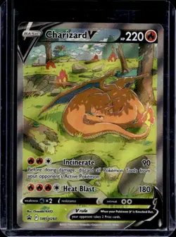 2019-2023 Pokemon SWSH Black Star Promos Charizard V #SWSH260 - Image 1