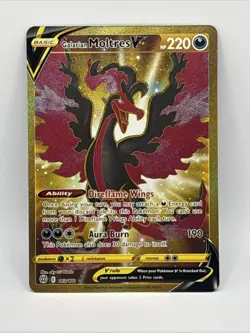 Pokemon TCG Galarian Moltres V 183/172 Holo Full Art Secret Rare S&S MP - Image 1