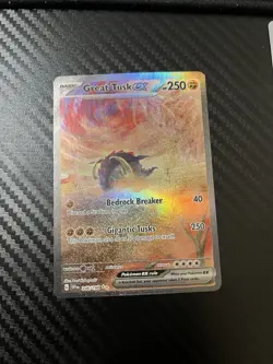 Pokemon Great Tusk EX Scarlet & Violet Base 246/198 NM - Image 1