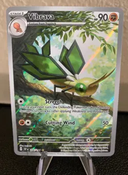 Pokemon TCG: Vibrava 206/191 Sv08: Surging Sparks Holo - Image 1