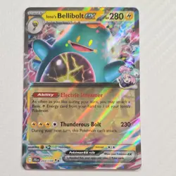 Pokemon TCG Iono's Bellibolt EX Full Art Holo Double Rare 053/159 Sv09 280 HP - Image 1