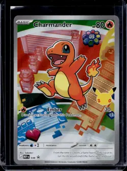 2025 Pokemon MEP Black Star Promos Charmander #038 - Image 1