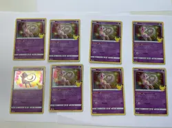 8x Lot Mew Holo Mint Celebrations Pokemon 011/025 25th Anniversary Stamped - Image 1