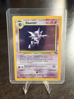 Pokemon TCG “Haunter” 6/62 Fossil Holo Rare Unlimited 1999 HE06 - Image 1