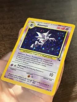 Pokemon TCG “Haunter” 6/62 Fossil Holo Rare Unlimited 1999 HE06 - Image 5