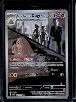 2026 Pokemon Ascended Heroes Team Rocket's Dugtrio Illustration Rare #239/217 - Image 1