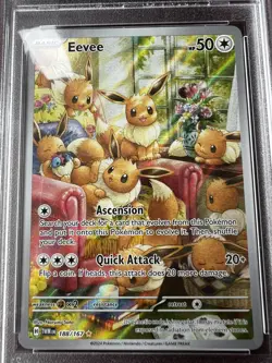 Eevee 188/167 (PSA 9) - Twilight Masquerade - Pokemon - MINT - Image 3